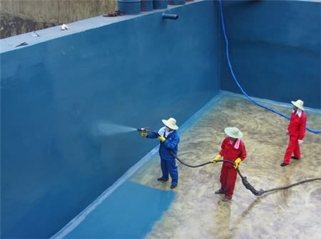 游泳池，污水池聚脲噴涂